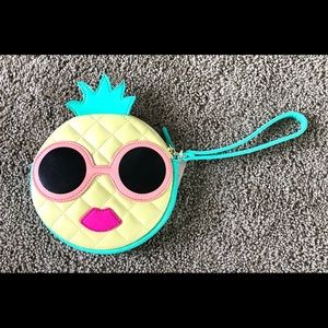 Betsey Johnson Pineapple Wristlet